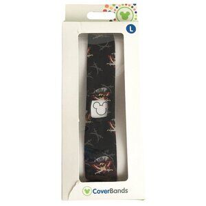 Disney Parks Magic Band CoverBands Pirates of the Caribbean, Black, Size Large